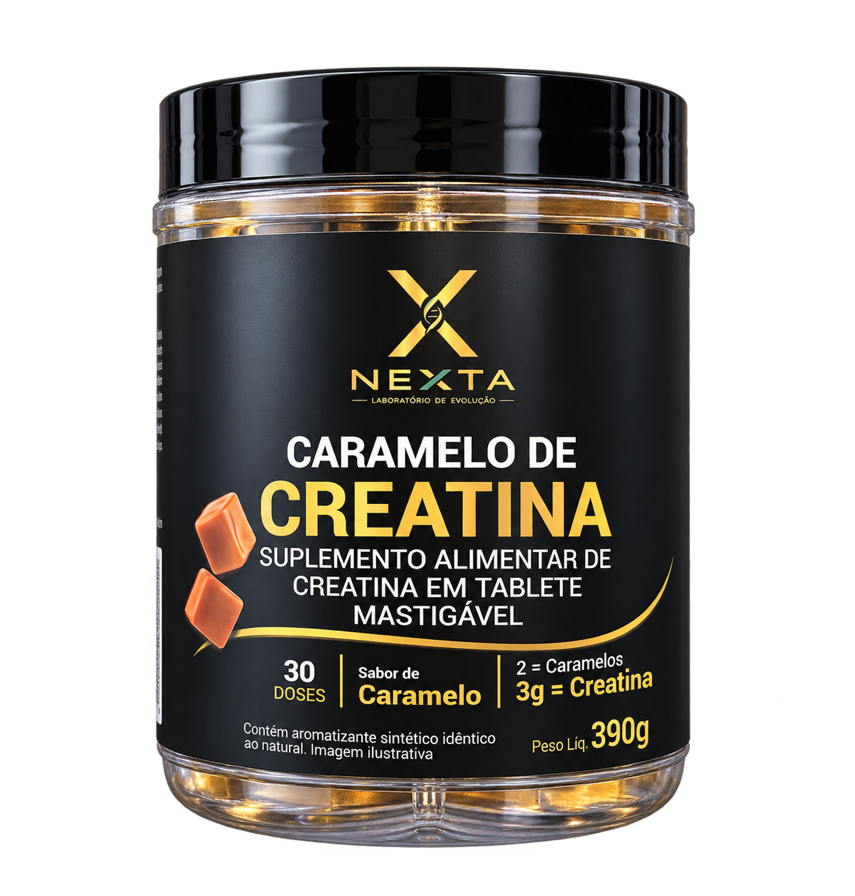 NEXTA CREATINA - CARAMELO - 60